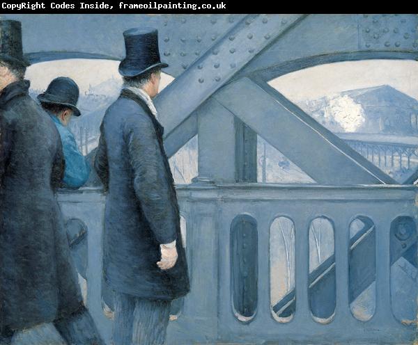 Gustave Caillebotte On the Pont de l Europe